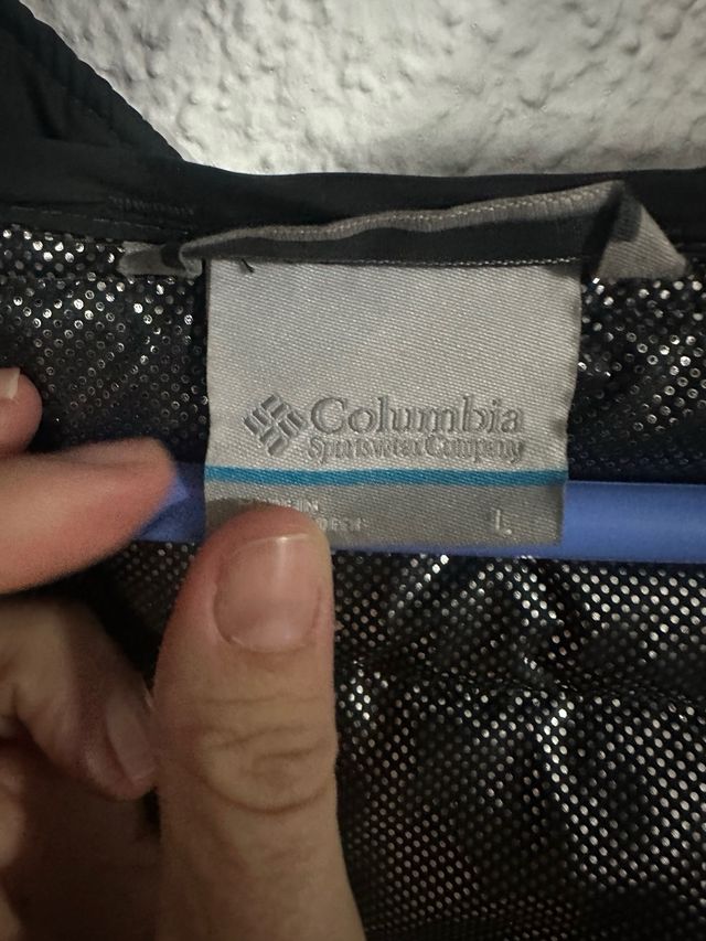 Chaqueta Columbia Negra y Naranja