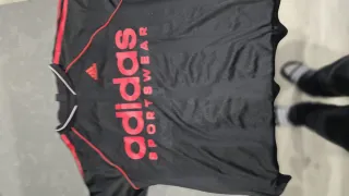 Sudadera Adidas Negra y Roja