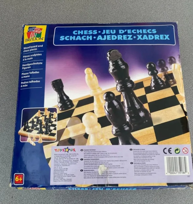 Juego de Ajedrez de Madera Pavilion