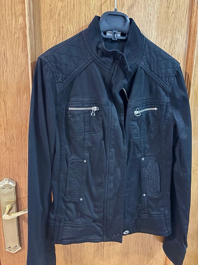 Chaqueta Zara Negra Mujer Talla M