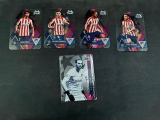 Cromos Topps Crystal Atlético de Madrid