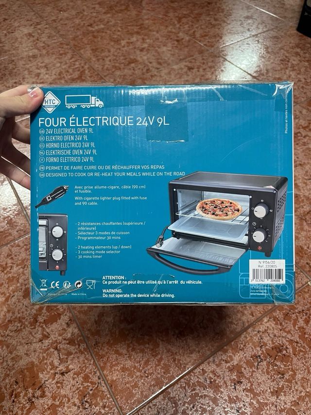 Horno Eléctrico 24V 9L para Camión