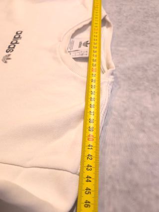 Sudadera Adidas Blanca Talla S