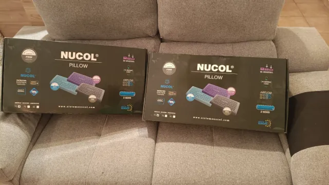 2 Almohadas Viscoelásticas NUCOL 70cm