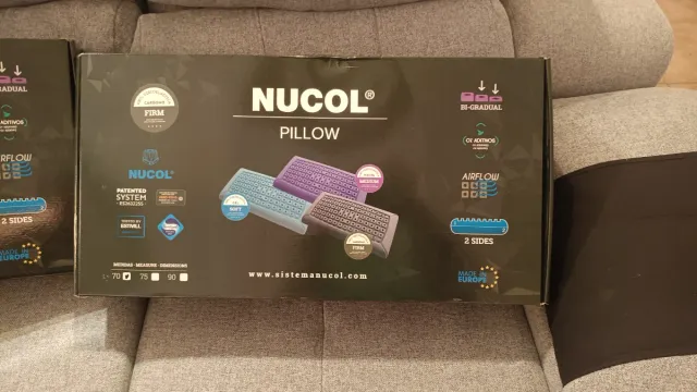 2 Almohadas Viscoelásticas NUCOL 70cm