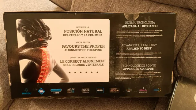 2 Almohadas Viscoelásticas NUCOL 70cm