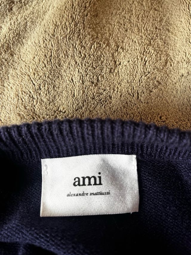 Suéter AMI Paris Ami De Coeur Azul Talla M