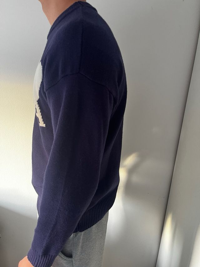 Suéter AMI Paris Ami De Coeur Azul Talla M