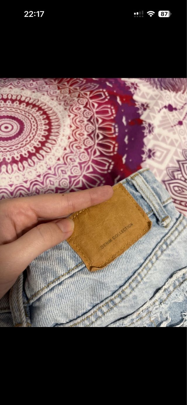 Vaqueros desgastados azules