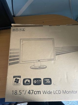 Monitor Acer 18.5 Negro