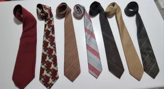 Lote de 7 corbatas de vestir