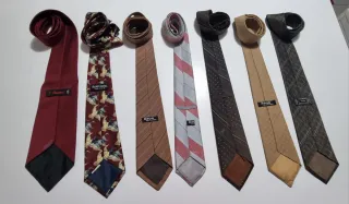 Lote de 7 corbatas de vestir
