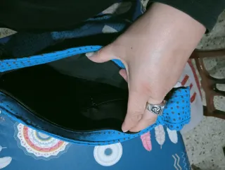 Bolso artesanal bordado elefante