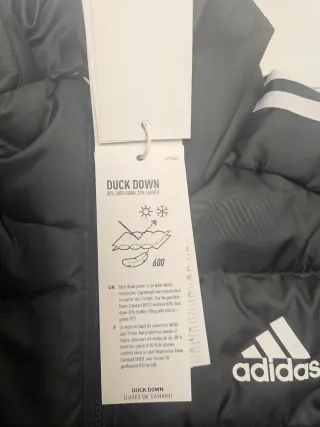 Giacca piumino Adidas donna nera