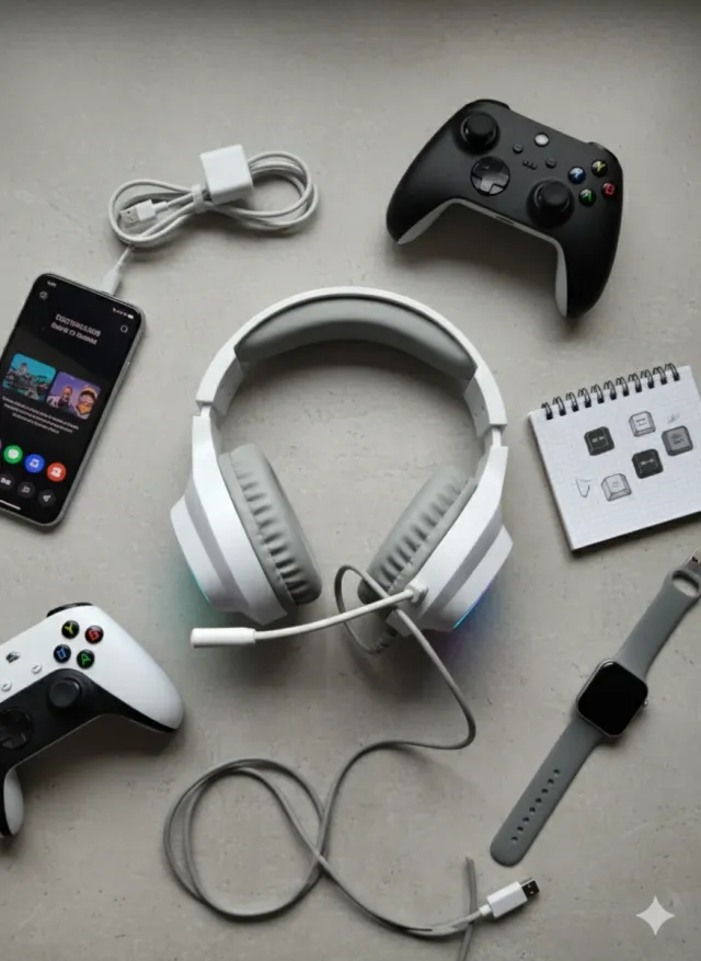 Auriculares Gaming Blancos MARSGAMING