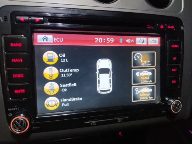 Radio Coche Volkswagen Bluetooth