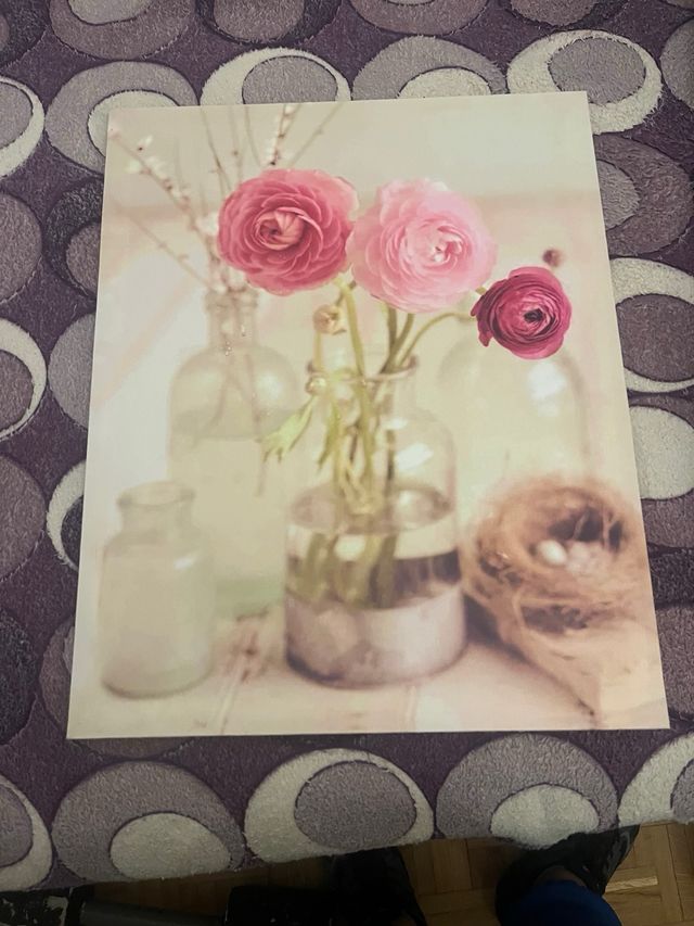 Cuadro Decorativo Carro Flores 5€ cada uno