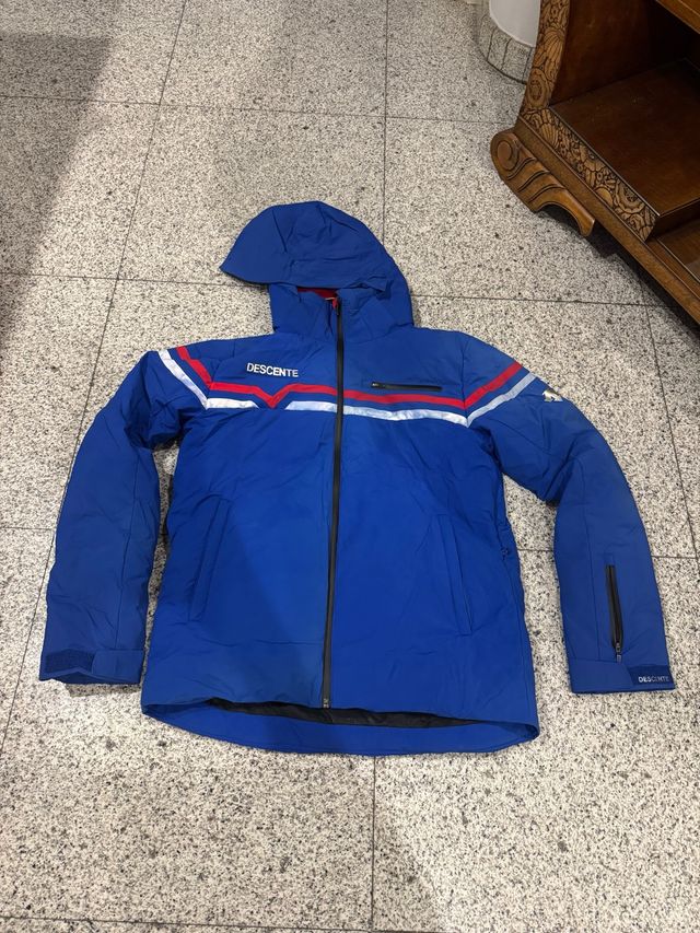 Chaqueta esquí Descente hombre azul