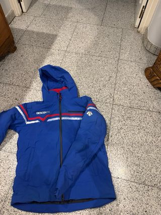 Chaqueta esquí Descente hombre azul