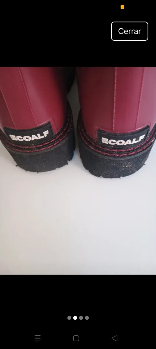 Botas chelsea burdeos