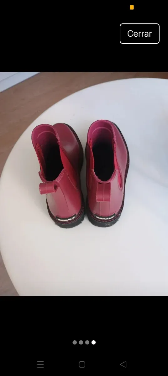 Botas chelsea burdeos