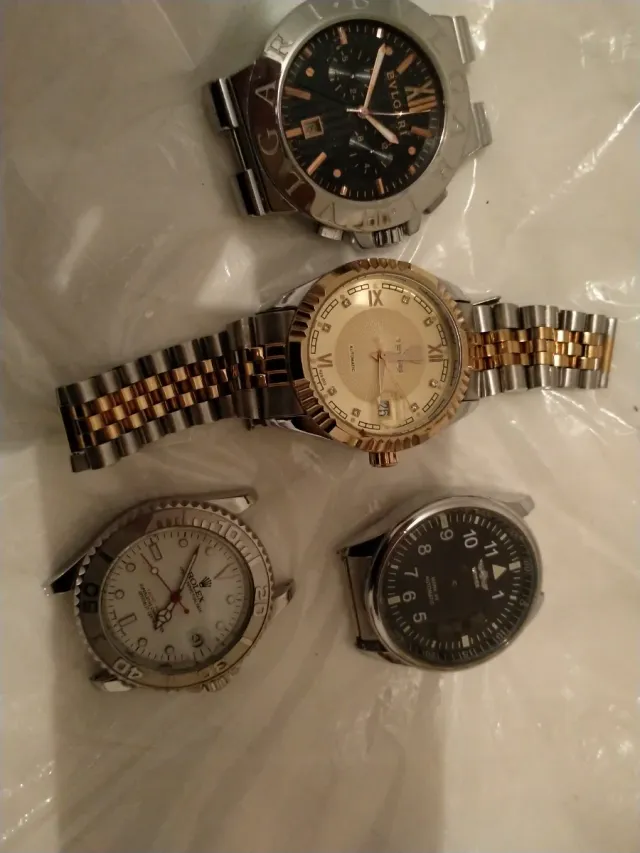 Lotto 3 Orologi Automatici da Uomo Senza Marca