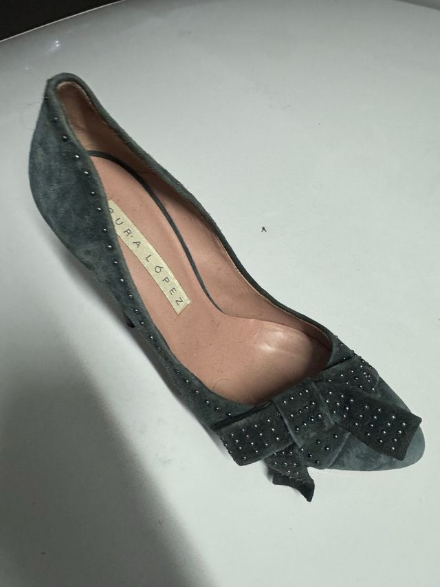 Zapatos Pura López Talla 38 Grises