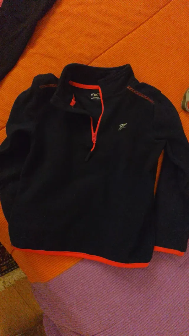 Pile per inverno,neve, sci 5-6 anni unisex