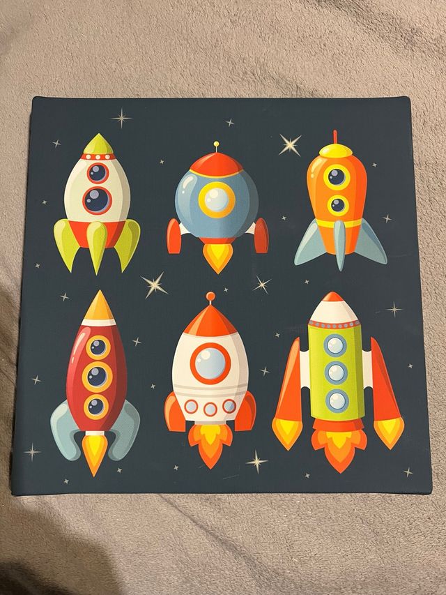 Quadri per bambini con razzi
