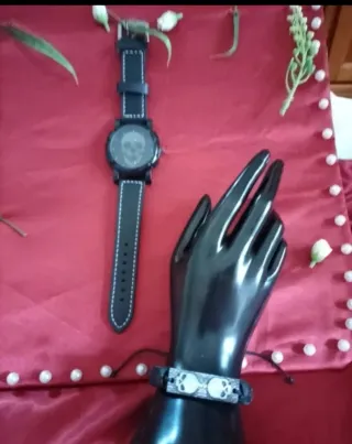 Reloj Calavera con Pulsera