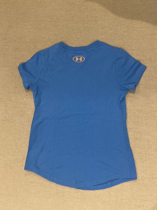 T-shirt Under Armour Criança YXS Azul