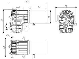 Caja de cambios RC 1:14