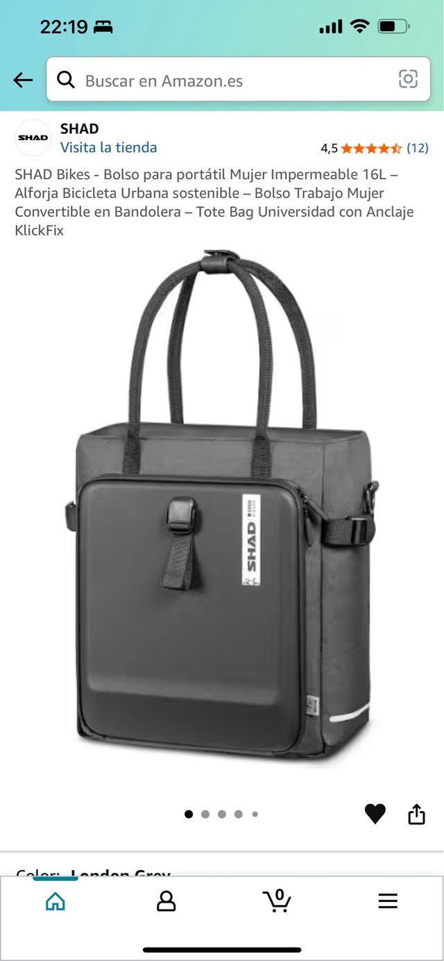 Bolso SHAD Mujer Impermeable 16L