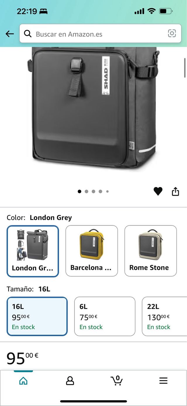 Bolso SHAD Mujer Impermeable 16L