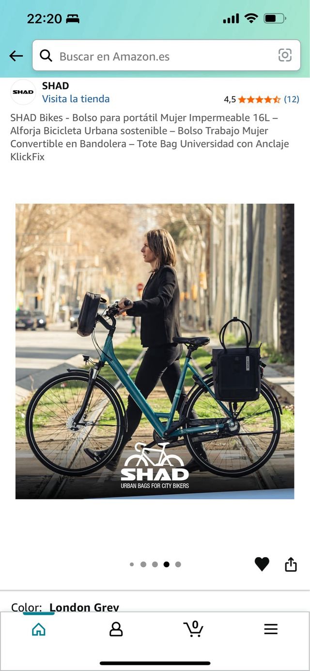 Bolso SHAD Mujer Impermeable 16L