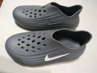 zuecos Nike Grises reactx Rejuven8 smoke grey