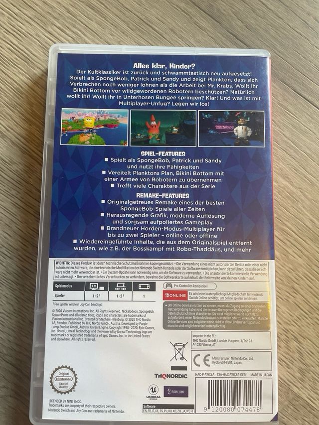 Bob Esponja: Battle for Bikini Bottom Rehydrated S