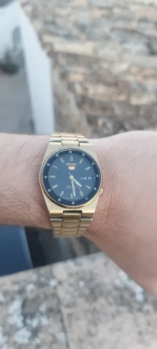 Seiko 5 Automático Vintage Bilingüe