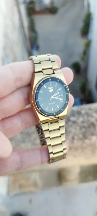 Seiko 5 Automático Vintage Bilingüe