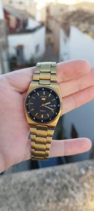 Seiko 5 Automático Vintage Bilingüe