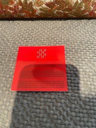 Bolso Carolina Herrera Beige y Rojo