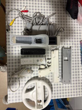 Lote Completo Nintendo Wii + 6 Juegos + Accesorios