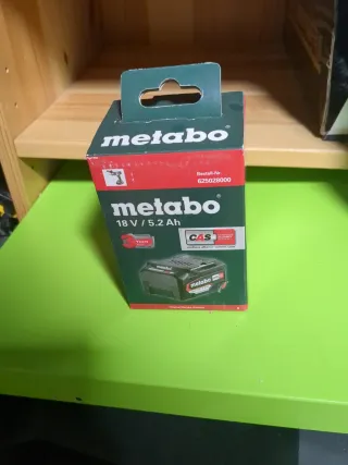 Batería Metabo 18V 5.2Ah Litio nueva