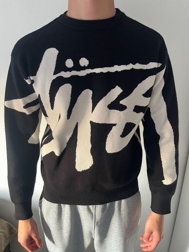 Jersey Stussy STOCK Negro Talla M Nuevo