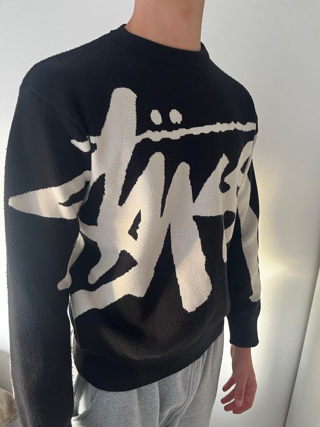 Jersey Stussy STOCK Negro Talla M Nuevo