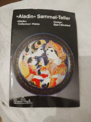 Set 3 piatti ceramica Rosenthal Aladdin