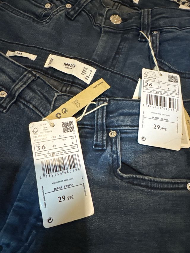 Jeans Mango Isa Talla M
