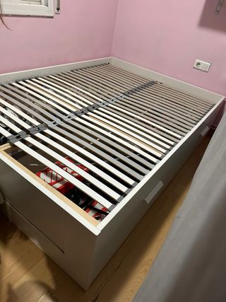 Estructura cama con 4 cajones y somier