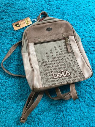 Mochila Lois Beige y Marrón