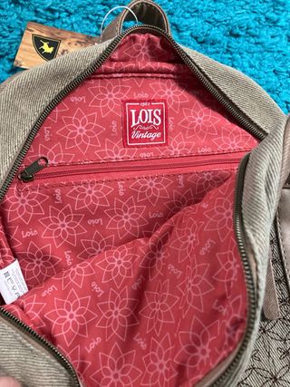 Mochila Lois Beige y Marrón